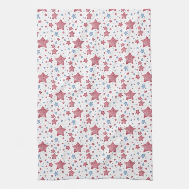 Textured Stars Towels (Vertical)