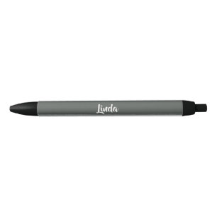 Textured stripes pattern black ink pen