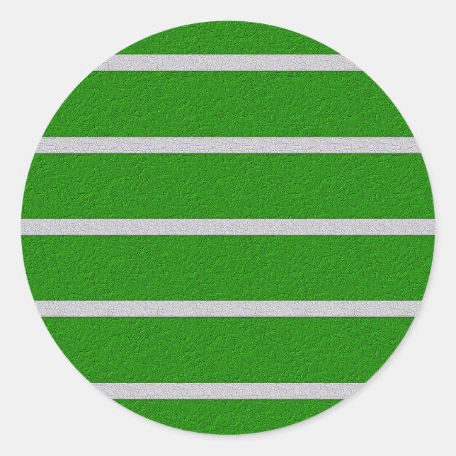 Textured Stripes stickers, customise Classic Round Sticker (Front)