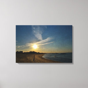 Textured Sunset by Shirley Taylor Canvas Print