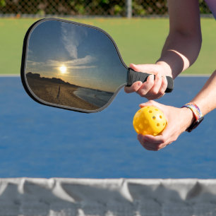 Textured Sunset by Shirley Taylor Pickleball Paddle
