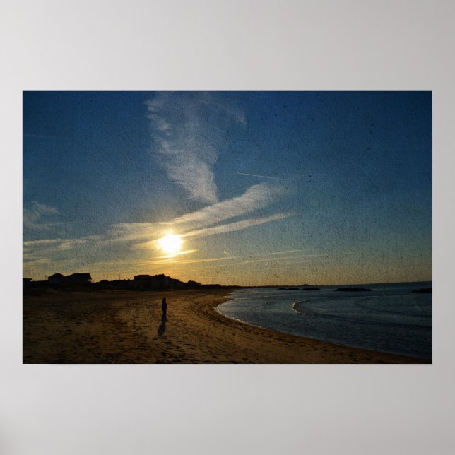 Textured Sunset by Shirley Taylor Poster (Front)