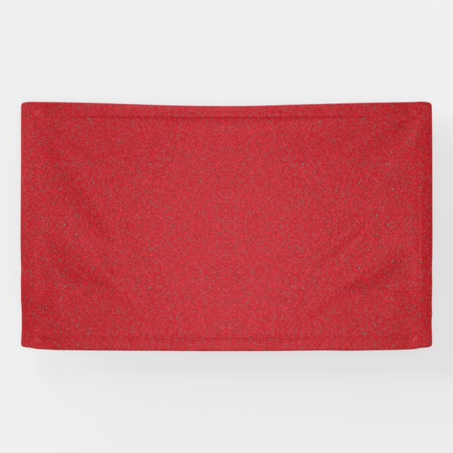 Textured Tomato Red Custom Banner (Horizontal)