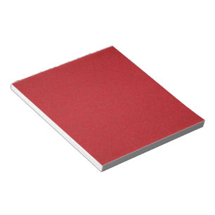 Textured Tomato Red Custom Notepad