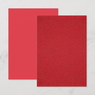 Textured Tomato Red Invitation – Customisable