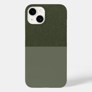 Textured Top Moss Green iPhone 14 Case – Customise