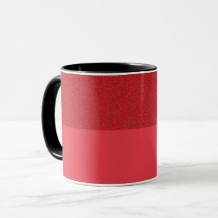 Textured Top Tomato Red Mug – Customisable Style