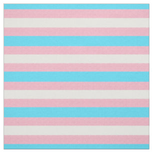 Textured Transgender Pride Flag Design Fabric