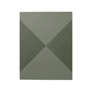 Textured Tri-Split Moss Green Notepad – Customise