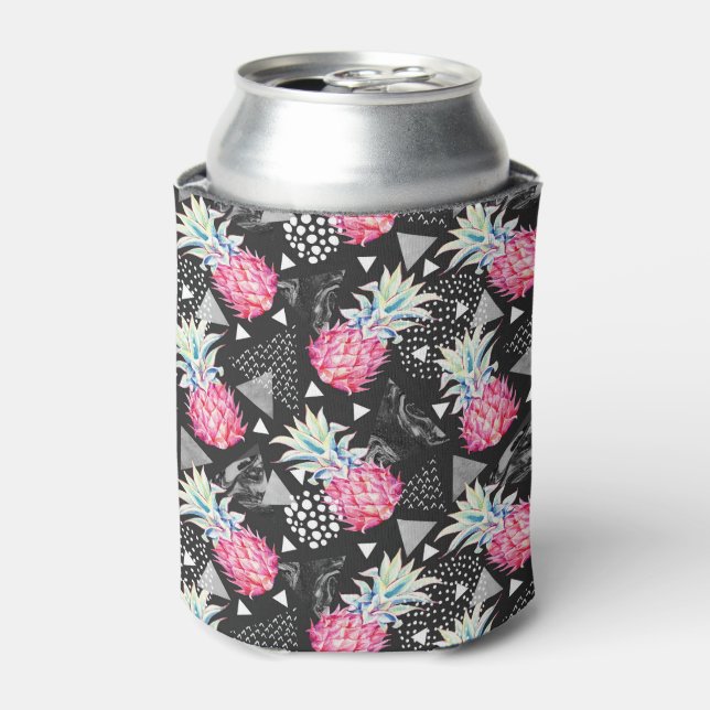 Textured Triangle Pineapple Pattern Can Cooler (Can Front)