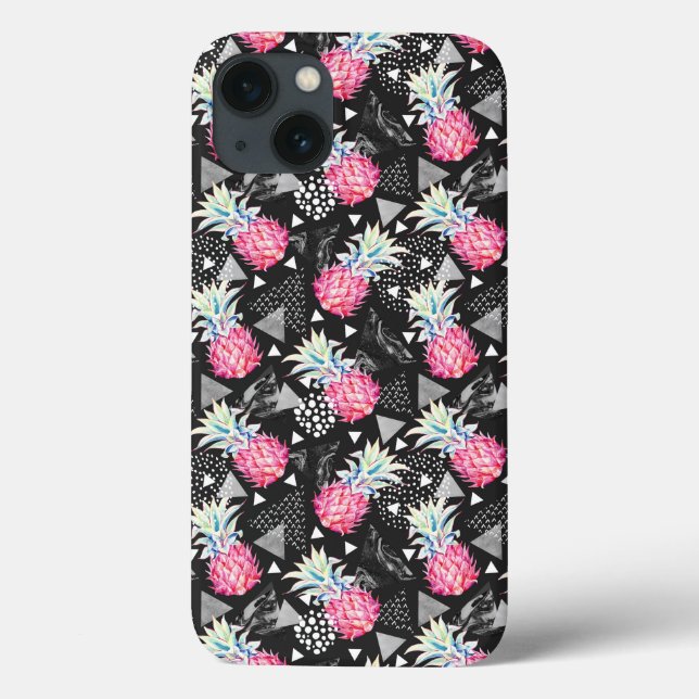 Textured Triangle Pineapple Pattern Case-Mate iPhone Case (Back)
