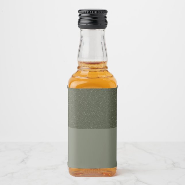 Textured Two-Tone Bottle Label – Customisable (Front)