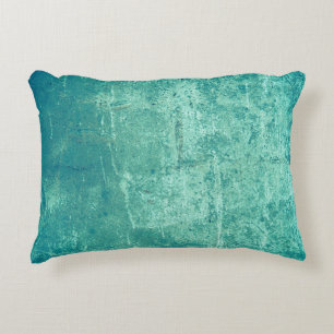 Textured vintage stripped blue wall. Background of Decorative Cushion