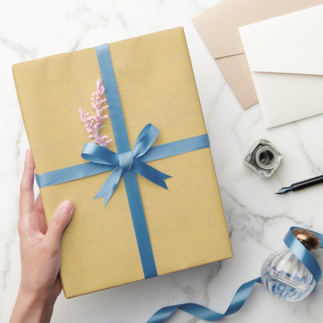 Textured Yellow Wrapping Paper (Gifting)