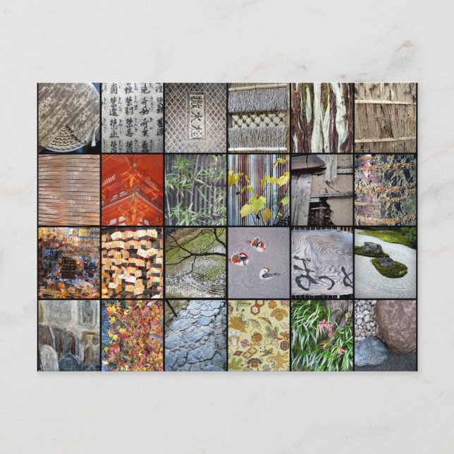 Textures of Japan Postcard (Front)