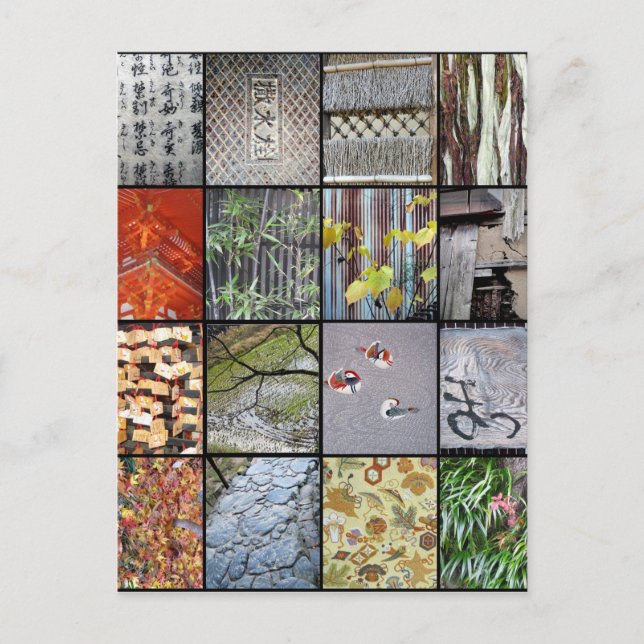 Textures of Japan Postcard (Front)
