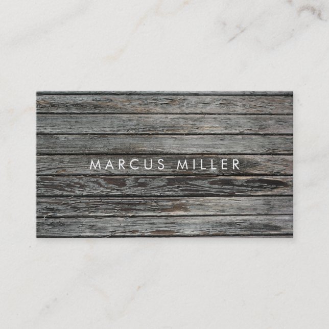 TEXTURES | WOOD | BUSINESS CARD (Front)