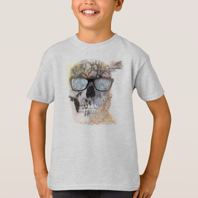 Texty Skull T-Shirt (Front)