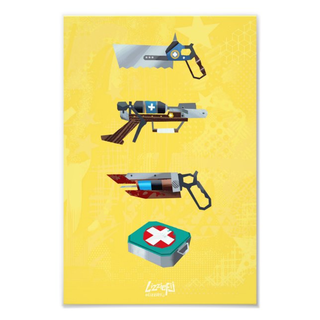 TF2 BLU medic tools print (Front)