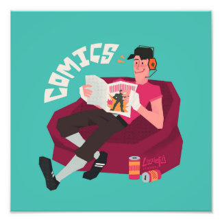 Tf2 Scout comics medium art print