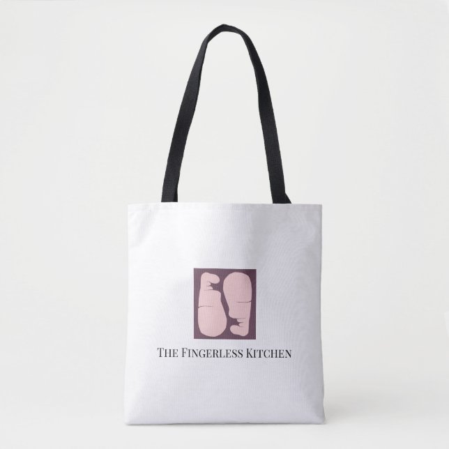 TFK Double Hand Logo Shoulder Tote Bag (Front)