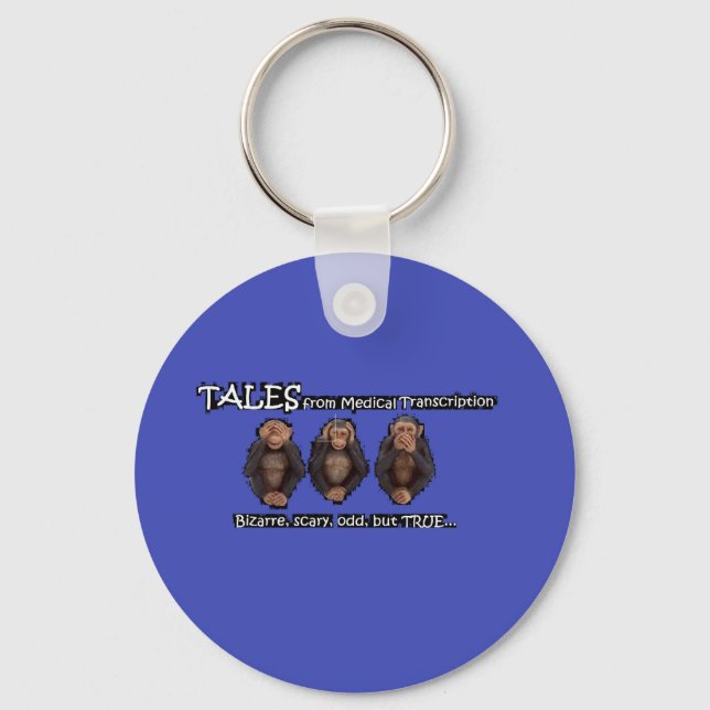 TFMT BLUE Keychain! Key Ring (Front)