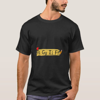 TGIF Alphabet Thank God It's Friday Teachers Weeke T-Shirt