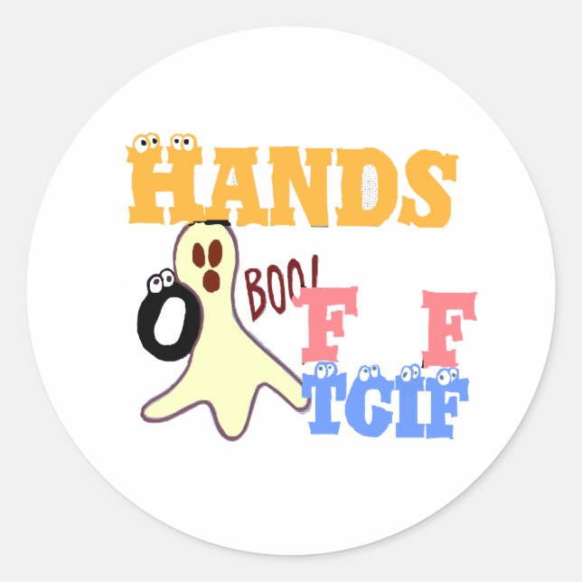 TGIF fRIDAY COLORS.png Classic Round Sticker (Front)