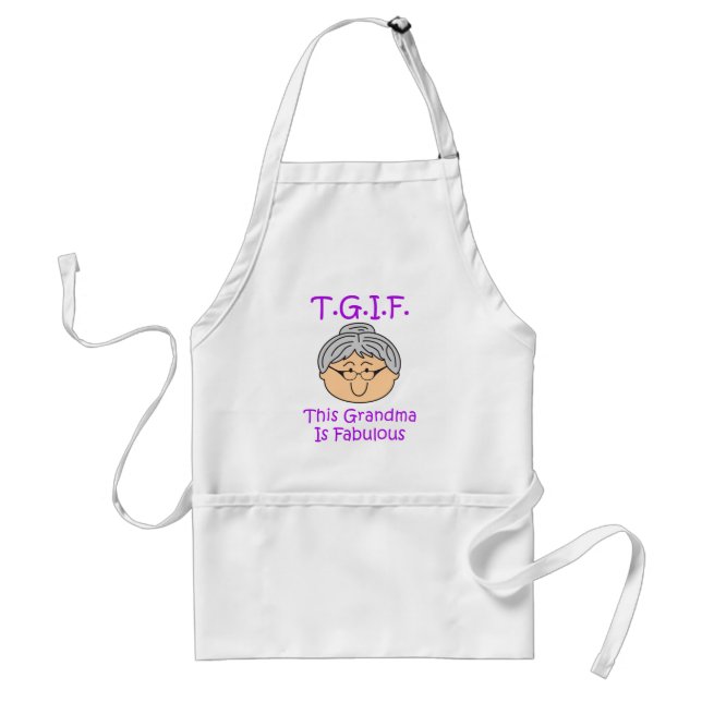 TGIF Grandma Standard Apron (Front)