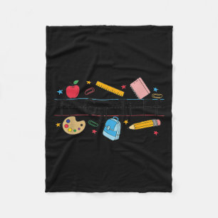 Tgif Teacher Alphabet Kindergarten Teacher Appreci Fleece Blanket