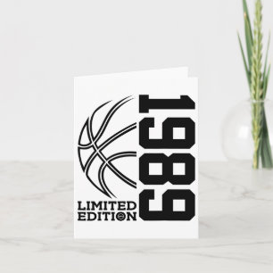 &#; th Birthday Sketll Limited Edition 1989 Card