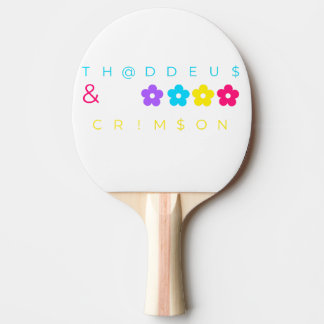TH@DDEU$ & CRIM$ON PING PONG PADDLE