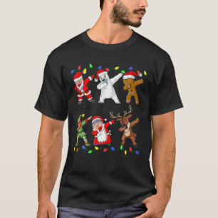 Th Funny Dabbing Santa Collect Merry Christmas Cos T-Shirt