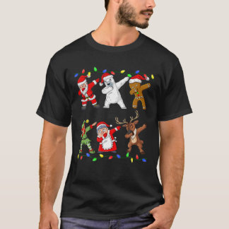 Th Funny Dabbing Santa Collect Merry Christmas Cos T-Shirt
