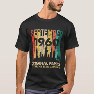Th September 1960 60Th Birthday Party Costume Mum T-Shirt