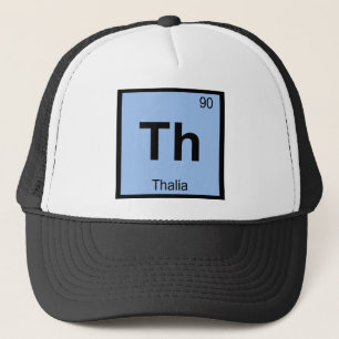 Th - Thalia Graces Chemistry Periodic Table Symbol Trucker Hat