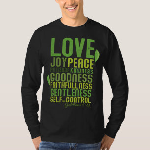 Th The Fruit of The Spirit Gifts Christian Bible V T-Shirt