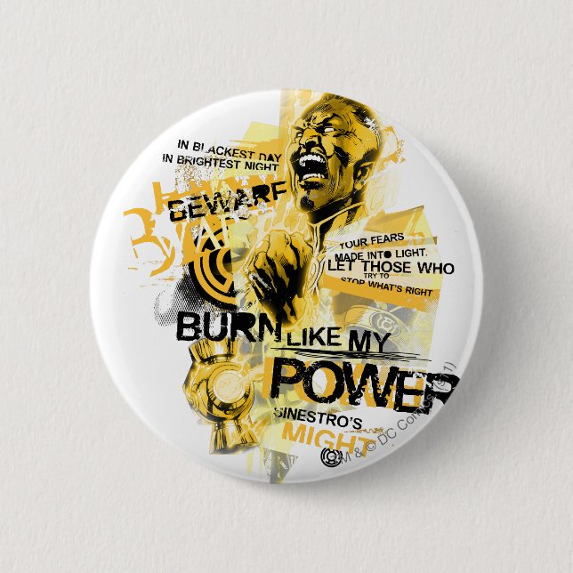 Thaal Sinestro 10 6 Cm Round Badge (Front)