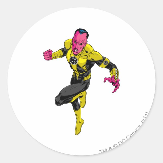 Thaal Sinestro 1 Classic Round Sticker (Front)