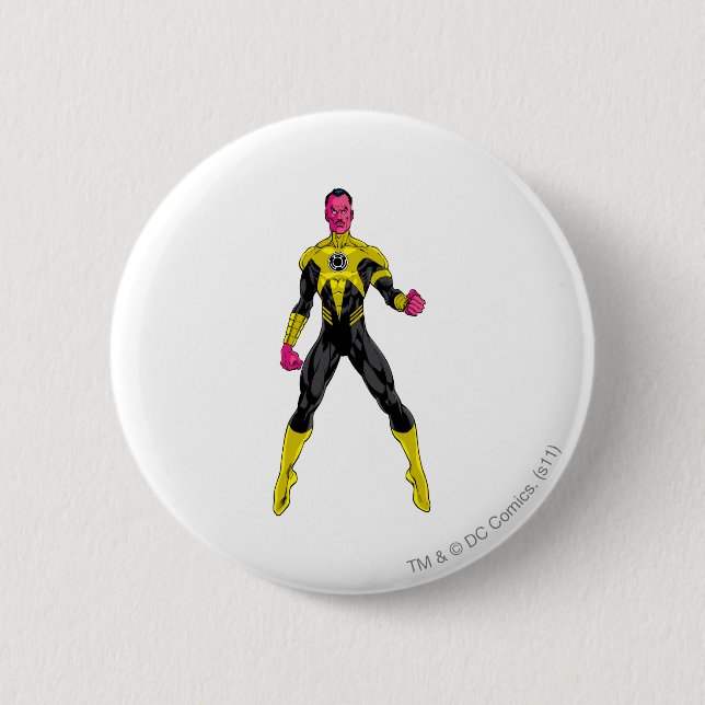 Thaal Sinestro 4 6 Cm Round Badge (Front)
