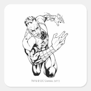 Thaal Sinestro 9 Square Sticker