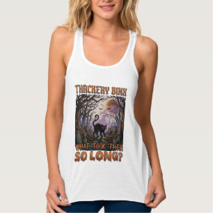 Thackery Binx Black Cat Halloween Graveyard Bats_1 Singlet