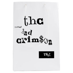 thaddeus & crimson medium gift bag