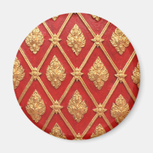 Thai art pattern magnet