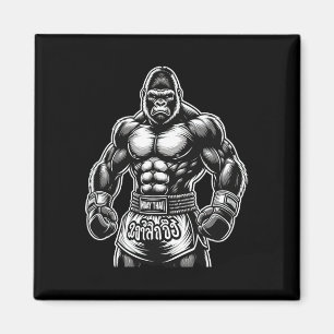 Thai Boxing And Kickboxing - Muay Thai Gorilla Magnet