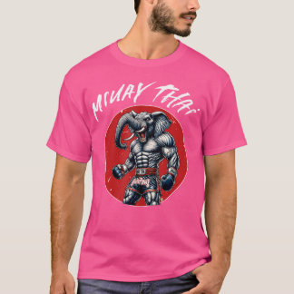 Thai Boxing And Muay Thai Elephant T-Shirt