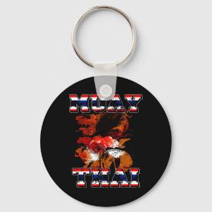 Thai Boxing Fighter Gift Thailand Muay Thai Art Ki Key Ring