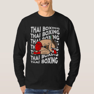 Thai Boxing Kickboxing Sports Boxer Muay Thai Men  T-Shirt