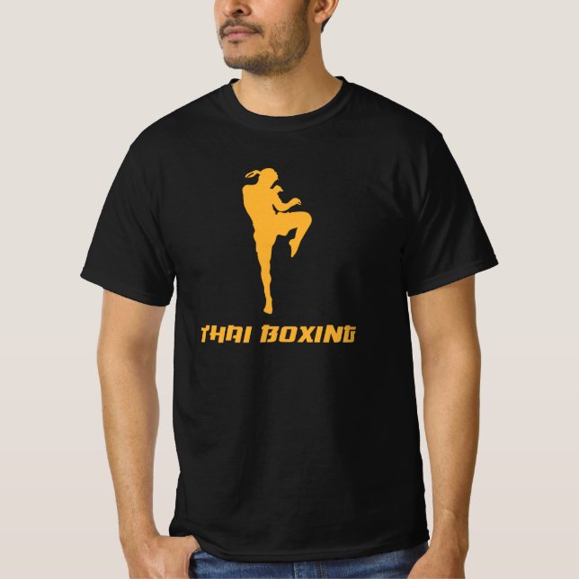 Thai Boxing Knee Strike Fighter T-Shirt (Front)