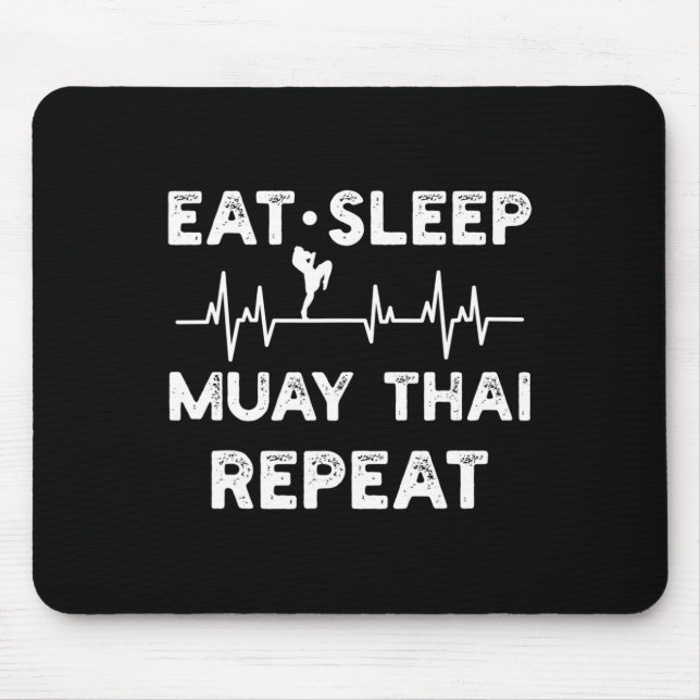 Thai Boxing Muay Thai Kickboxing _1  Mouse Pad (Front)